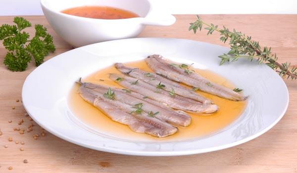 Anchois marinés au bouquet garni bio Anchois marinés au bouquet garni bio